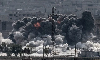 Thế giới tuần qua: Chiến đấu cơ oanh tạc Kobane