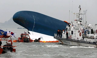 Hiện trường chìm phà Sewol