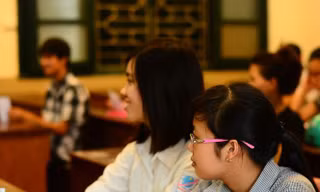 Thí sinh trong làm bài kì thi THPT quốc gia. Ảnh minh hoạ.