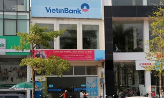 Phòng giao dịch Kim Tân của Vietinbank, nơi ông Thiện đã rút thành công 4,6 tỷ đồng.