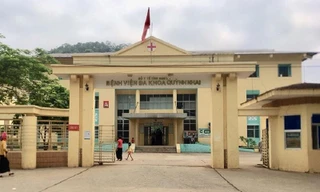 Bệnh viện Đa khoa Quỳnh Nhai, nơi xảy ra vụ việc.