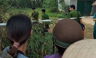 hu vực nơi nạn nhân bị bắn chết.