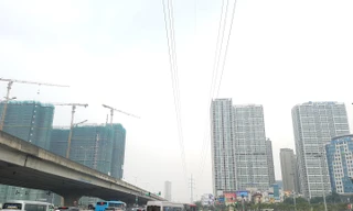 Cao ốc dọc đường vành đai 3 Hà Nội 'đua' chiều cao