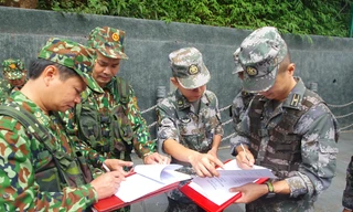 Biên phòng Việt Nam – Trung Quốc tuần tra song phương.