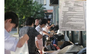 Điểm thi THPT thành phố Cao Bằng, nơi xảy ra sự việc lộ đề thi. Ảnh: PV