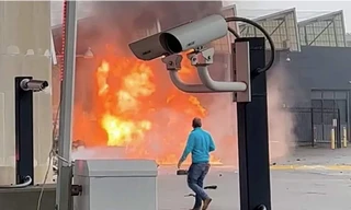 Hiện trường vụ việc. (Ảnh: Reuters)