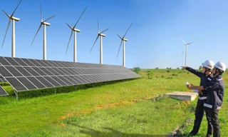 Một dự án điện gió tại Bình Thuận. Ảnh: Như Ý