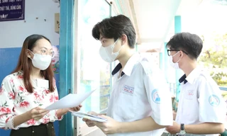 Thí sinh dự thi tốt nghiệp THPT 2023 tại TPHCM. Ảnh: Nguyễn Dũng