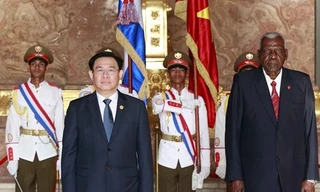 Chủ tịch Quốc hội hội đàm chính thức với Chủ tịch Quốc hội Cuba