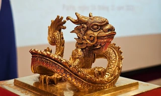 Ấn vàng triều Nguyễn 'Hoàng đế chi bảo' đã về Việt Nam