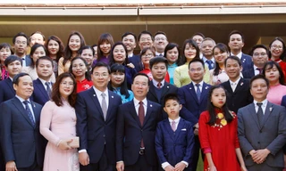 Chủ tịch nước Võ Văn Thưởng thăm Đại sứ quán Việt Nam tại Nhật Bản