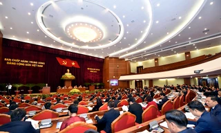 Toàn cảnh Hội nghị Ban Chấp hành Trung ương giữa nhiệm kỳ khóa XIII, diễn ra vào tháng 5/2023