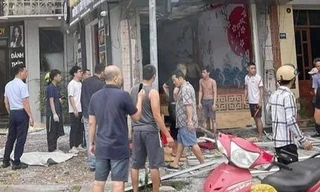 Nổ lớn tại quán lẩu ở TP. Hải Dương, nhiều người bị thương