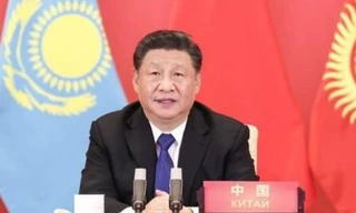 Chủ tịch Trung Quốc Tập Cận Bình tại cuộc bàn tròn của thượng đỉnh Trung Quốc - Trung Á ngày 19/5. (Ảnh: Reuters)