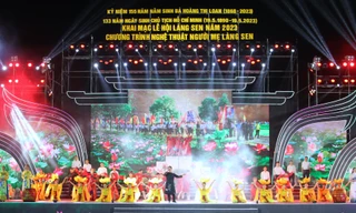 Khai mạc Lễ hội Làng Sen năm 2023