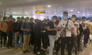 Đến nay đã có 140 trong tổng số 437 người Việt được giải cứu từ sòng bài ở Philippines được đưa về nước. (Ảnh: Mofa)