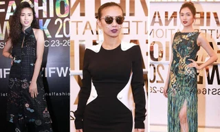 Dàn sao sành điệu khoe dáng trên thảm đỏ tuần lễ thời trang