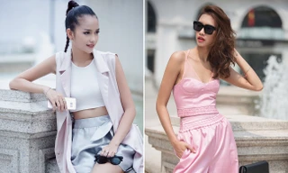 Hai quán quân Next Top Model khoe phong cách đối lập trên phố