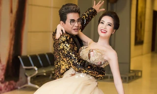 Á hậu Thuỵ Vân điệu đà khiêu vũ cùng MC Thanh Bạch 