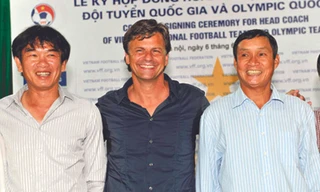 Dù có hai trợ lý giàu kinh nghiệm, HLV Falko Goetz khó duy trì lối chơi của người tiền nhiệm Ảnh: Hải Thi