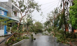 ẢNH từ tâm bão: Đà Nẵng và Quảng Nam oằn mình dưới bão tố