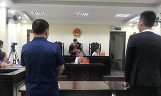 TAND quận Hoàn Kiếm tuyên án ngày 30/9/2020ảnh: QT 