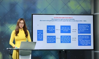 Dạy học qua truyền hình trong thời gian học sinh nghỉ học phòng dịch COVID-19ảnh: mINH SƠN