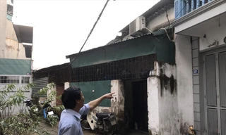 Căn nhà 2,5 tầng xây dựng trên đất nông nghiệp tại phường Khương Đình 