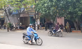 Ngõ 25 đường Hoàng Hoa Thám, TP Nam Định nơi xảy ra vụ thảm sát thương tâm Ảnh: Hoàng Long