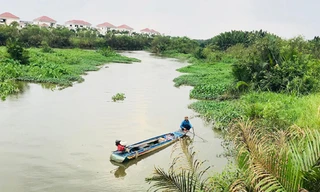 Ghe chài hiếm hoi còn sót lại bên bến Cây Bàng 