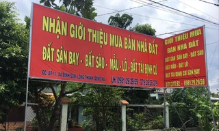 Đến Long Thành thời điểm này, đi đến đâu cũng dễ dàng bắt gặp những tấm biển, tờ rơi rao bán đất, nhận ký gửi nhà đất… 