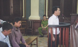 Các bị cáo trong lần xử trước đây Ảnh: Tân Châu 