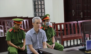 Cựu Phó Viện trưởng Viện KSND huyện Tân Châu, bị cáo Đặng Trường An tại phiên tòa Ảnh: Tân Châu