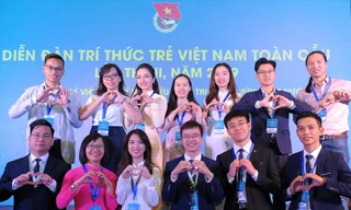Các đại biểu tham dự Diễn đàn Tri thức trẻ Việt Nam toàn cầu lần thứ II, năm 2019 Ảnh: XUÂN TÙNG