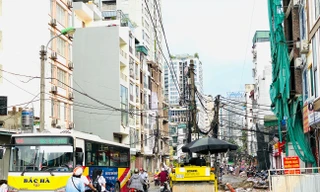 Tuyến đường dài hơn 400 mét ở Hà Nội thi công ba năm chưa về đích