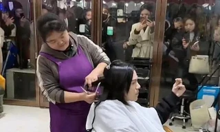 67 triệu người xem một nam diễn viên cắt tóc