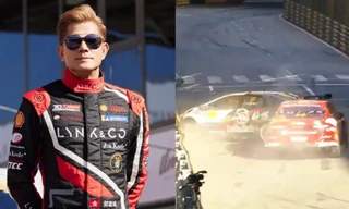 Quách Phú Thành gặp tai nạn khi đua xe