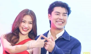 Mỹ nhân 'Chiếc lá cuốn bay' bên bạn trai cao 1,85 m