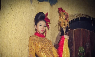 Áo dài cách điệu cho mùa Halloween