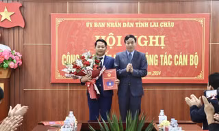 Lai Châu công bố các quyết định về công tác cán bộ