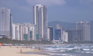 Một góc thành phố Đà Nẵng ở phía đông phát triển “nóng” trong thời gian qua