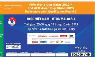 Thông báo bán vé online