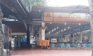 Quán bia hoạt động trong Trung tâm Văn hóa thông tin thể thao quận Tây Hồ 