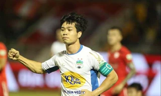 Công Phượng lập cú đúp, song HAGL vẫn thất bại 3-5 trước TPHCM ảnh: PT 