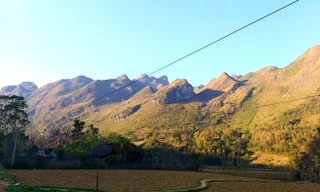 Một góc xã Xuân Trường, huyện Bảo Lạc, tỉnh Cao Bằng. 