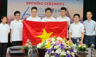 Đội tuyển Olympic Toán học Việt Nam 2020 giành 2 Huy chương Vàng, 1 Huy chương Bạc, 2 Huy chương Đồng. Ảnh:  Nghiêm Huê