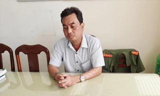 Đối tượng Diệp Ngọc Hà tại cơ quan công an