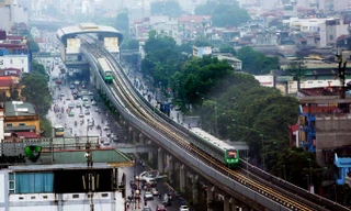 Đường sắt đô thị Cát Linh - Hà Đông là một trong những dự án đội vốn khủng. Ảnh: hồng vĩnh 