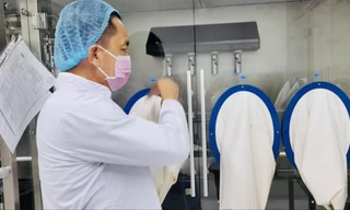 Các chuyên gia của  Nanogen hy vọng cuối năm nay vắc xin và thuốc đặc trị COVID-19 này sẽ được thử nghiệm trên người. Ảnh: L.N