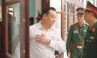 Bị cáo Phùng Danh Thắm tại tòa 